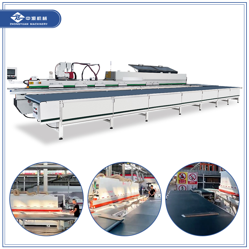 Cinta transportadora de línea de retorno para máquina automática de bandas de borde Panel de transporte Procesamiento de muebles Sistema de retorno de encoladora de cantos Transportador de retorno