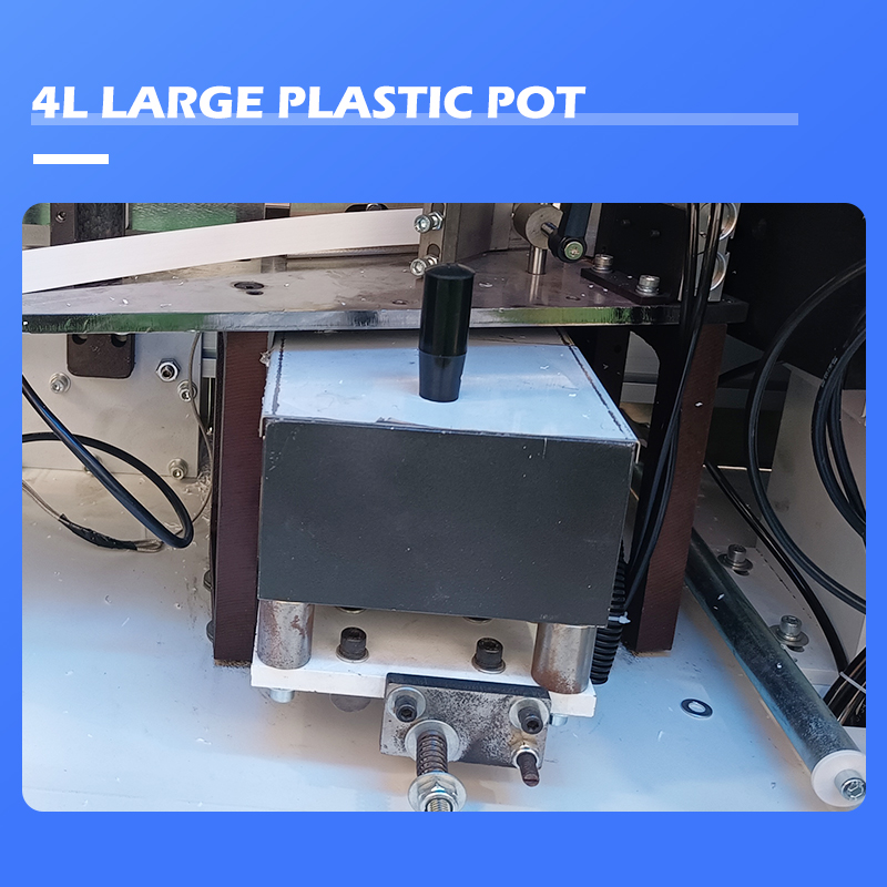 Máquina de banda lineal de línea recta completamente automática EVA Cubo de pegamento de pegamento de la madera Producción de muebles