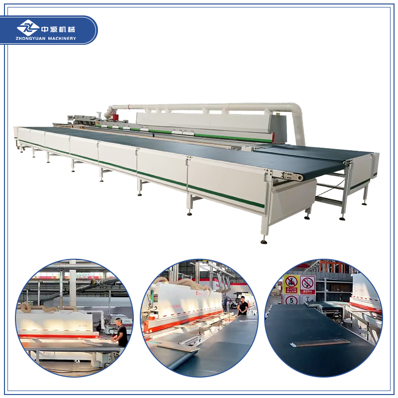 Cinta transportadora de línea de retorno para máquina automática de bandas de borde Panel de transporte Procesamiento de muebles Sistema de retorno de encoladora de cantos Transportador de retorno